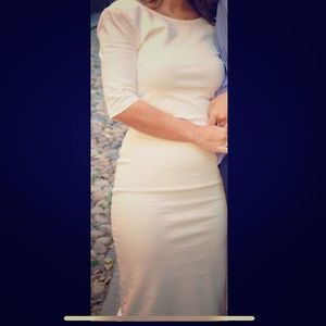 Lulus white midi dress